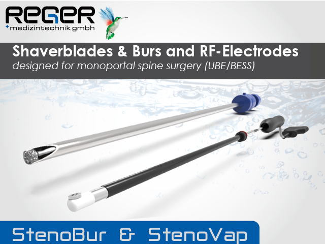 StenoVap/StenoBur for monoportal spine surgery (UBE/BESS)
