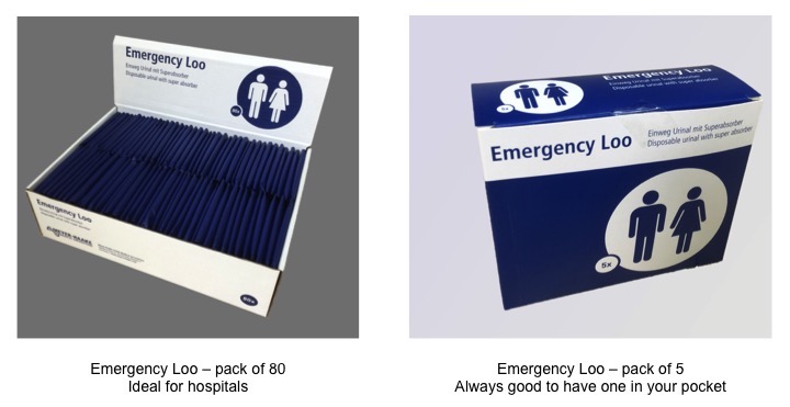 Emergency Loo – the disposable urinal