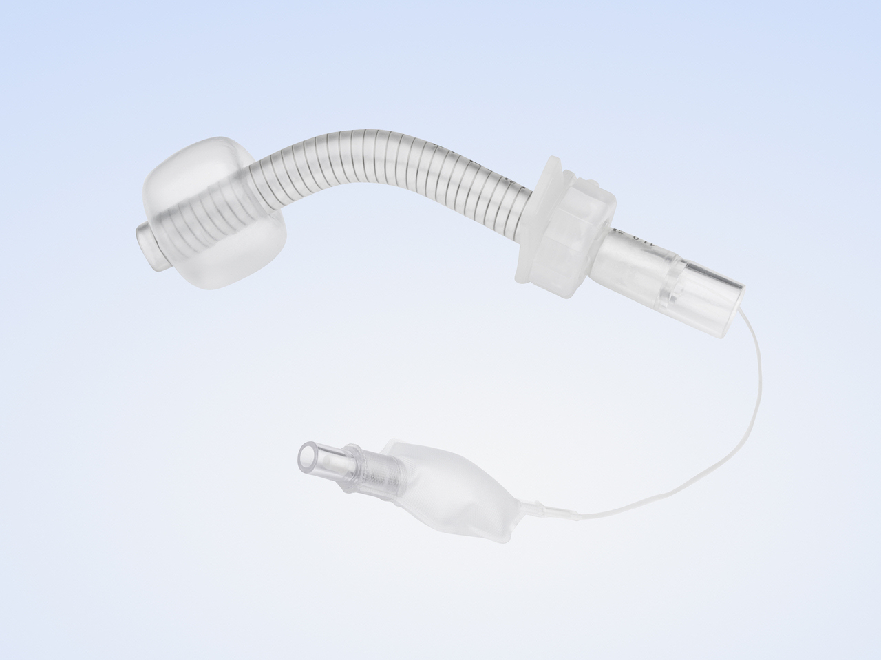 Priflex with Cuff - Spiral-reinforced tracheostomy tube