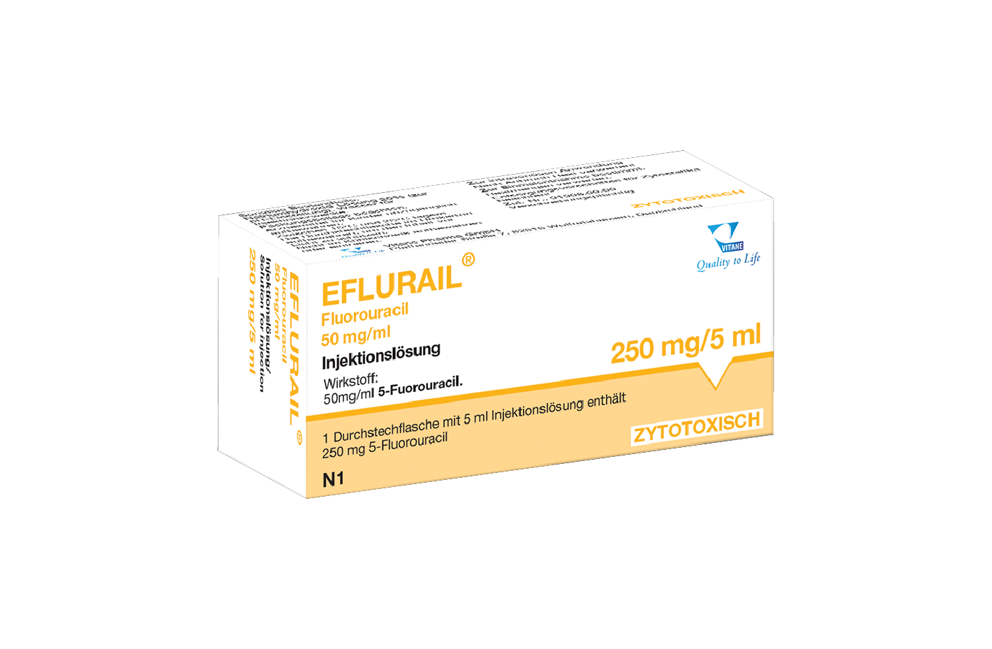 EFLURAIL - 5-Fluorouracil Vitane 50mg/ml
