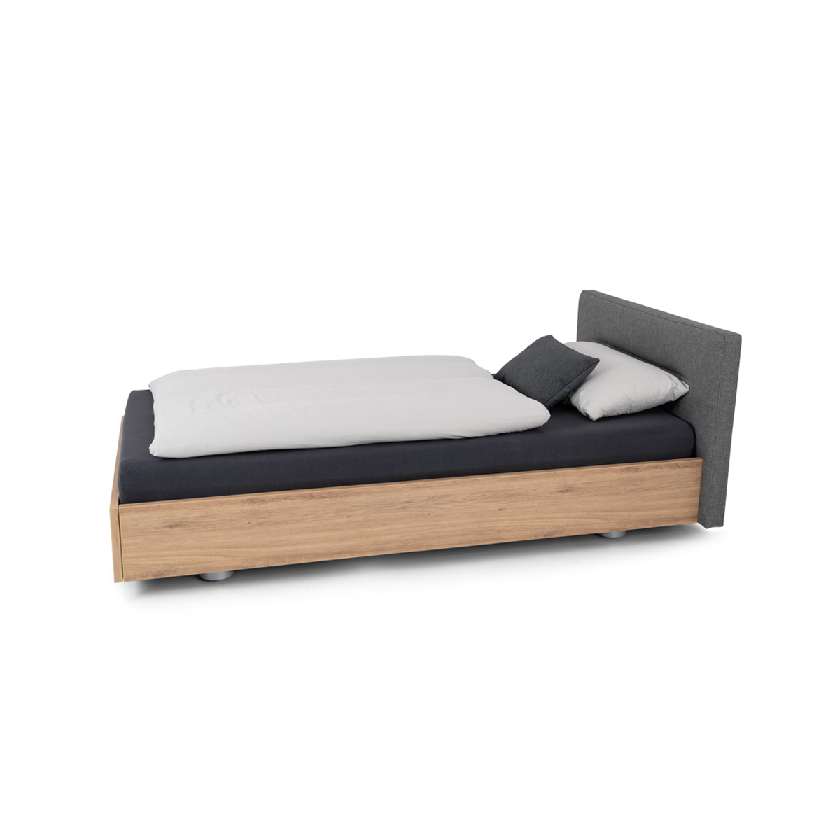 Design care bed AURA 90 cm (wood design)